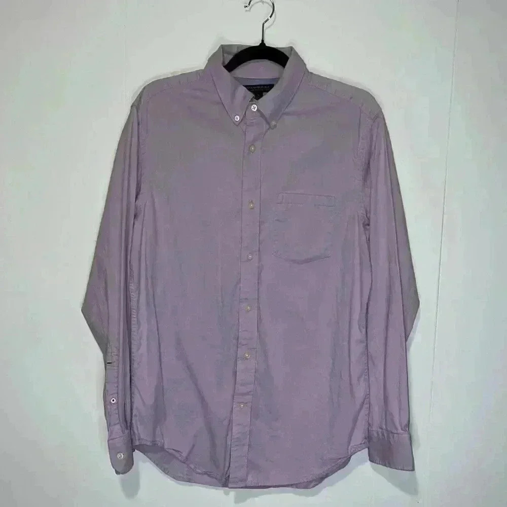 Banana Republic Softwash Tailored Slim Fit Men’s Button Up Casual Shirt Z21